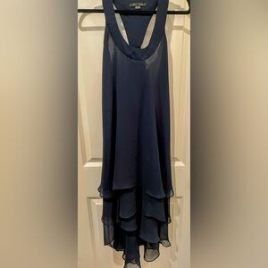 Fabulous Ink Navy Blue Layered Dress